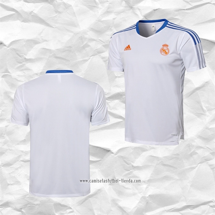 Camiseta de Entrenamiento Real Madrid 2021 2022 Blanco